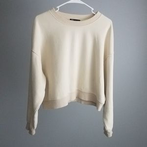 Zara cream sweatshirt